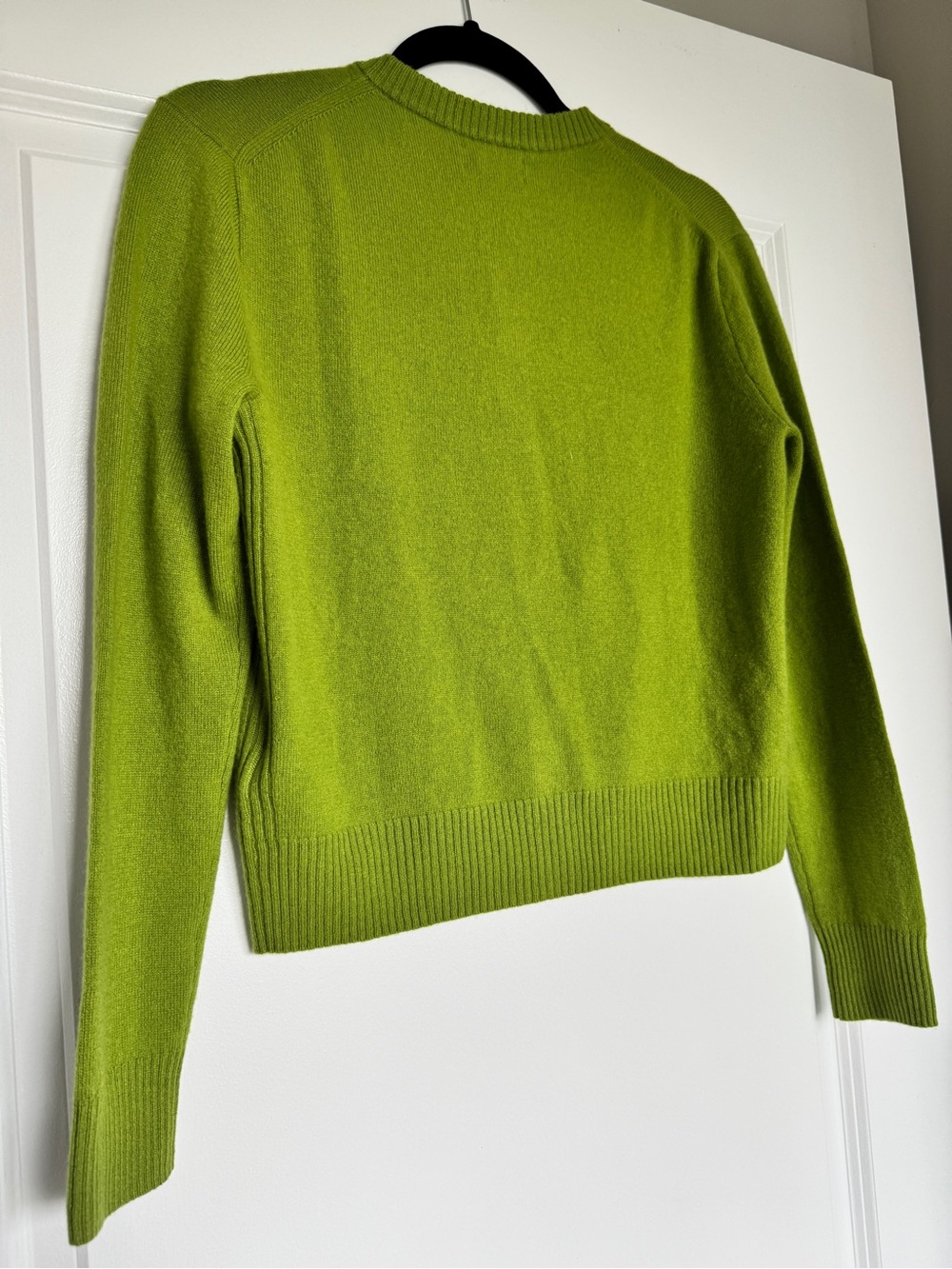 NWT J. CREW Women's Perfect Cashmere Cardigan August Peridot Size Extra Small XS - Picture 7 of 16